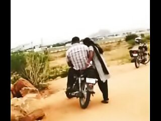 Tamil girl pressing bowels over her Bf60